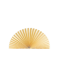 Веер-гармошка 160г/м 70 см, айвори