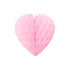 Бумажное украшение "Сердце" 25 см, розовый