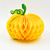 Бумажное украшение "Тыква" 20х12 см ярко-желтый