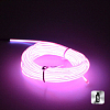 Шнур неоновый светящийся от USB 4 м, розовый